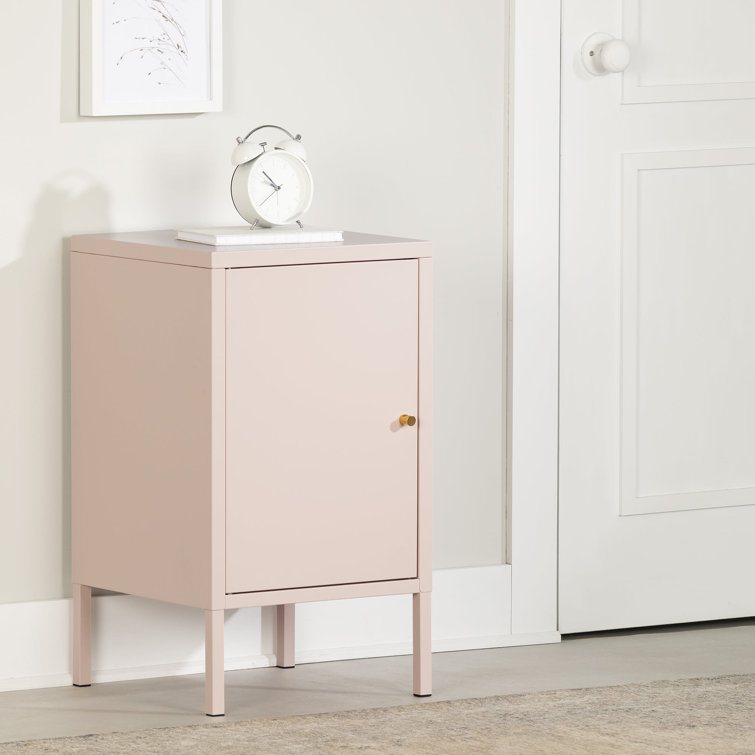 South Shore Kodali Nightstand Pale Pink Wayfair